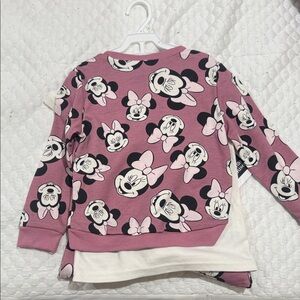 Disney Kids Minnie Mouse Purple Sweatshirt 4pc